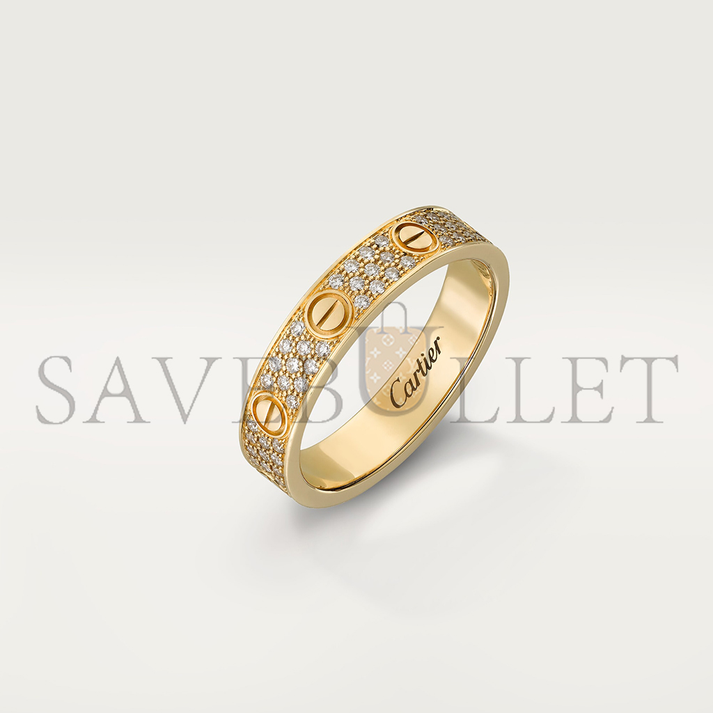 CARTIER  LOVE WEDDING BAND, DIAMOND-PAVED B4083300