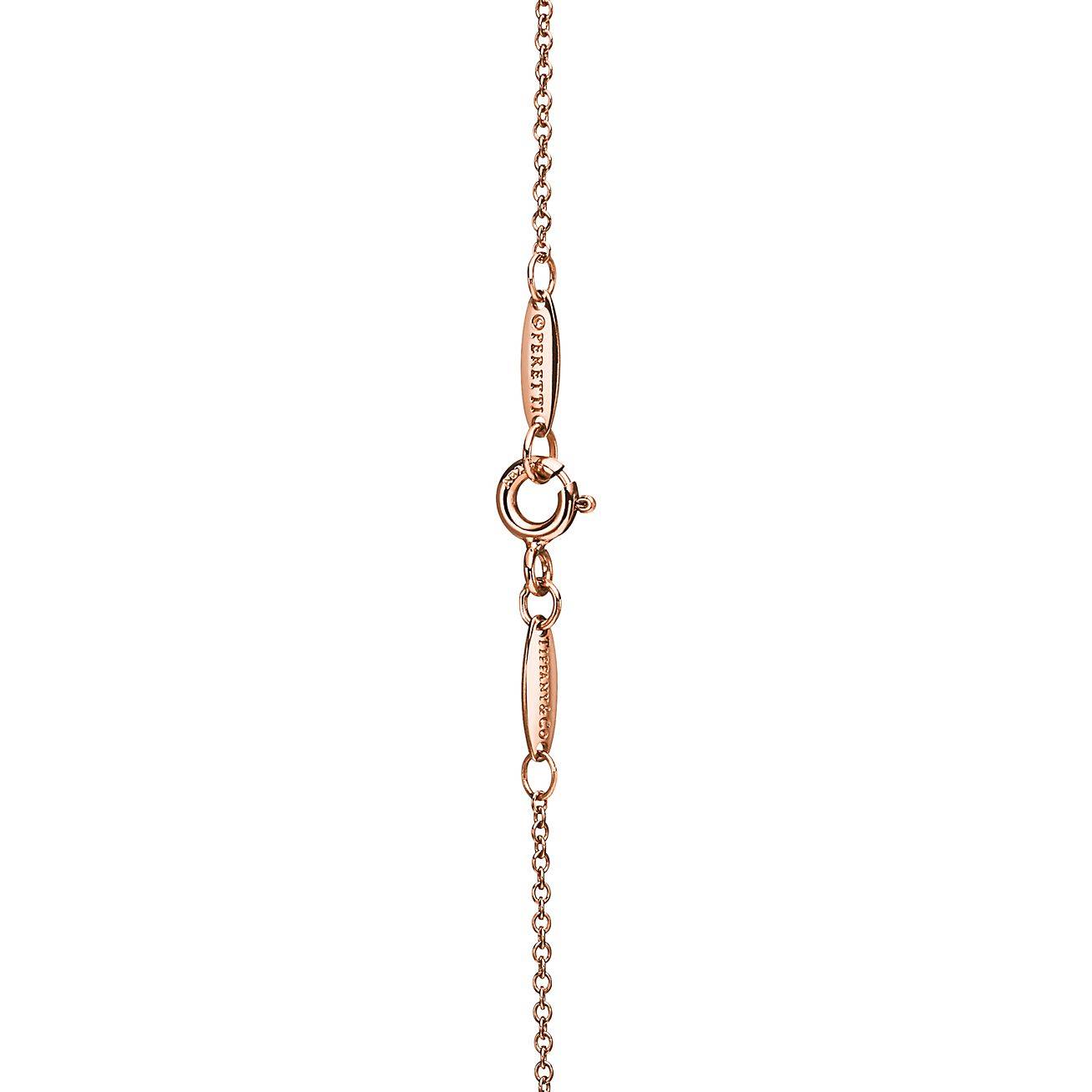 TIFFANY ELSA PERETTI® BEAN® DESIGN PENDANT IN ROSE GOLD, 18 MM